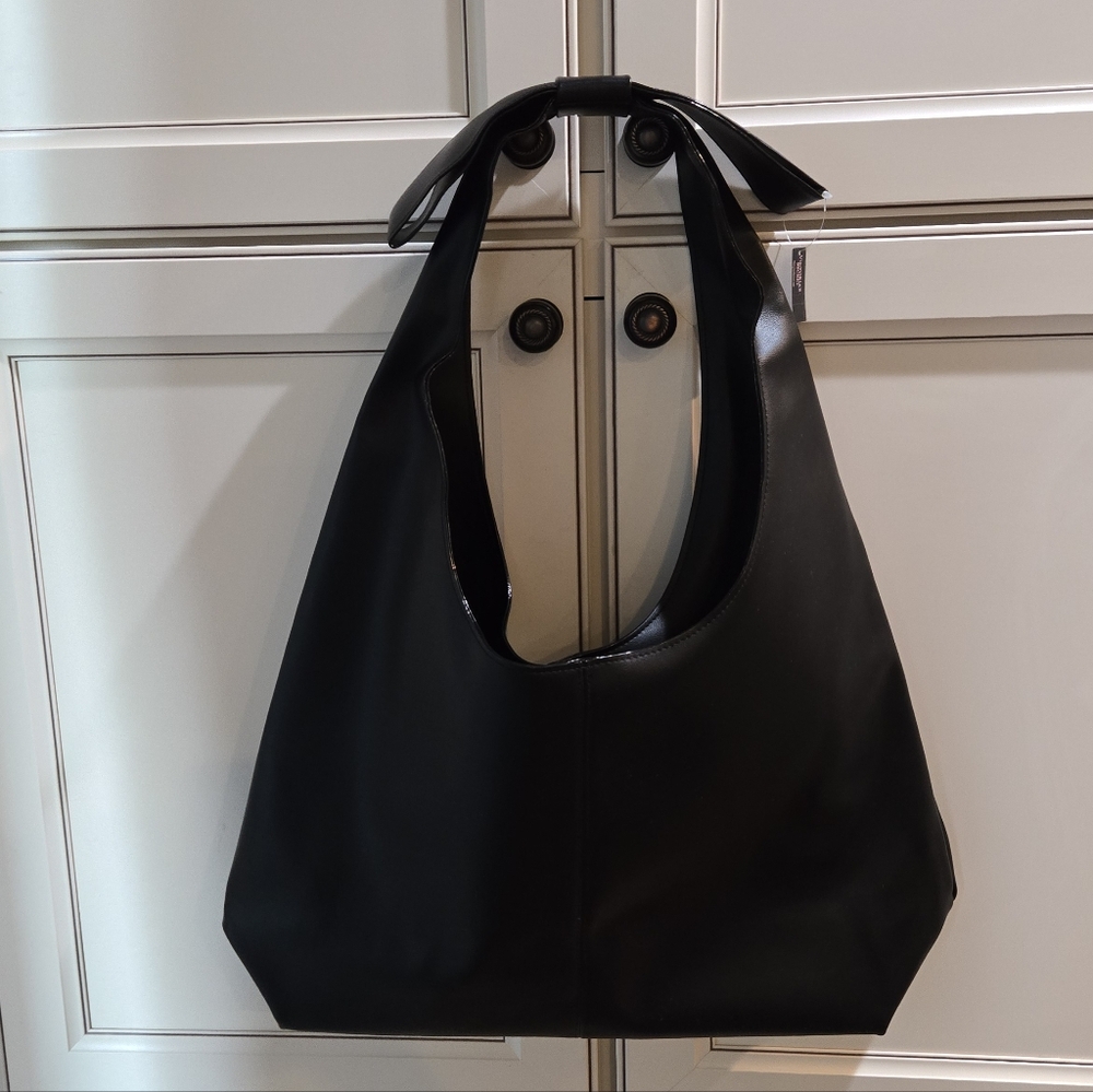 NWT Victoria's Secret Tote Bag Black - Picture 7 of 9